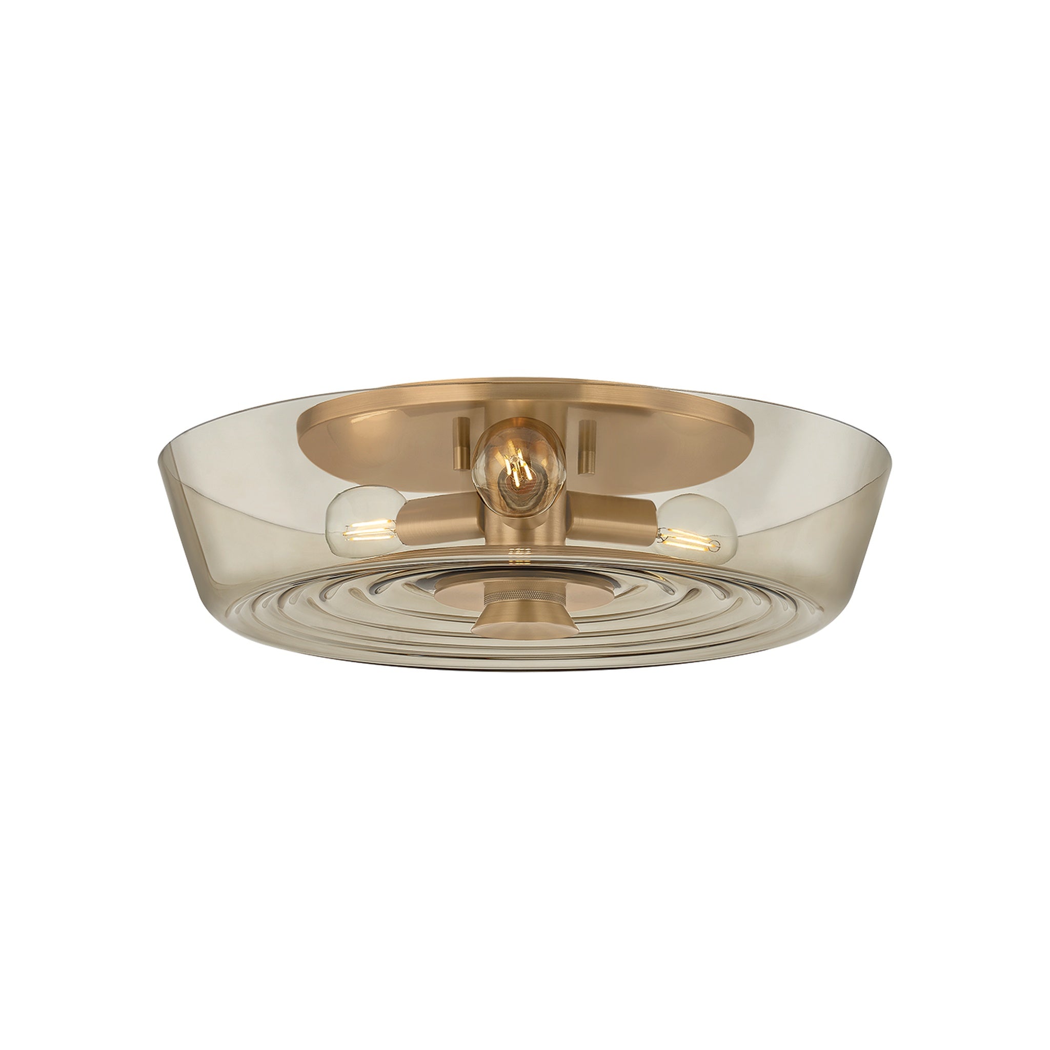 Theodore Flush Mount LIGHTING - flush mount Hudson Valley Lighting Patina Brass