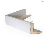FLOOR MODEL - "Cloudy Horizon" Framed Canvas ARTWORK - in store Celadon Art