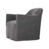 Lowell Slipcover Swivel Chair - Broadway Demin FURNITURE - lounge chair Four Hands