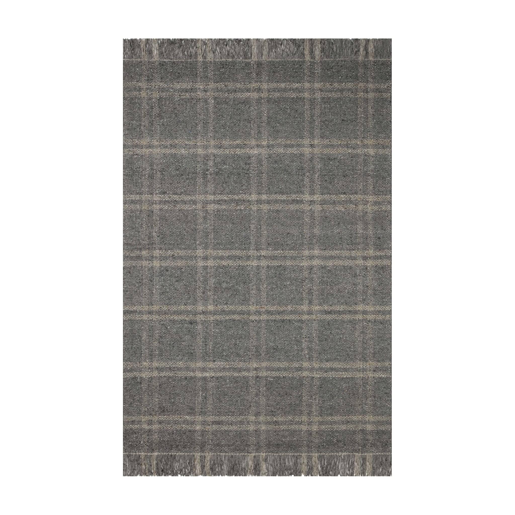 Magnolia Home By Joanna Gaines x Loloi Caleb Mocha / Taupe Rug RUGS - wool Loloi 18" x 18"