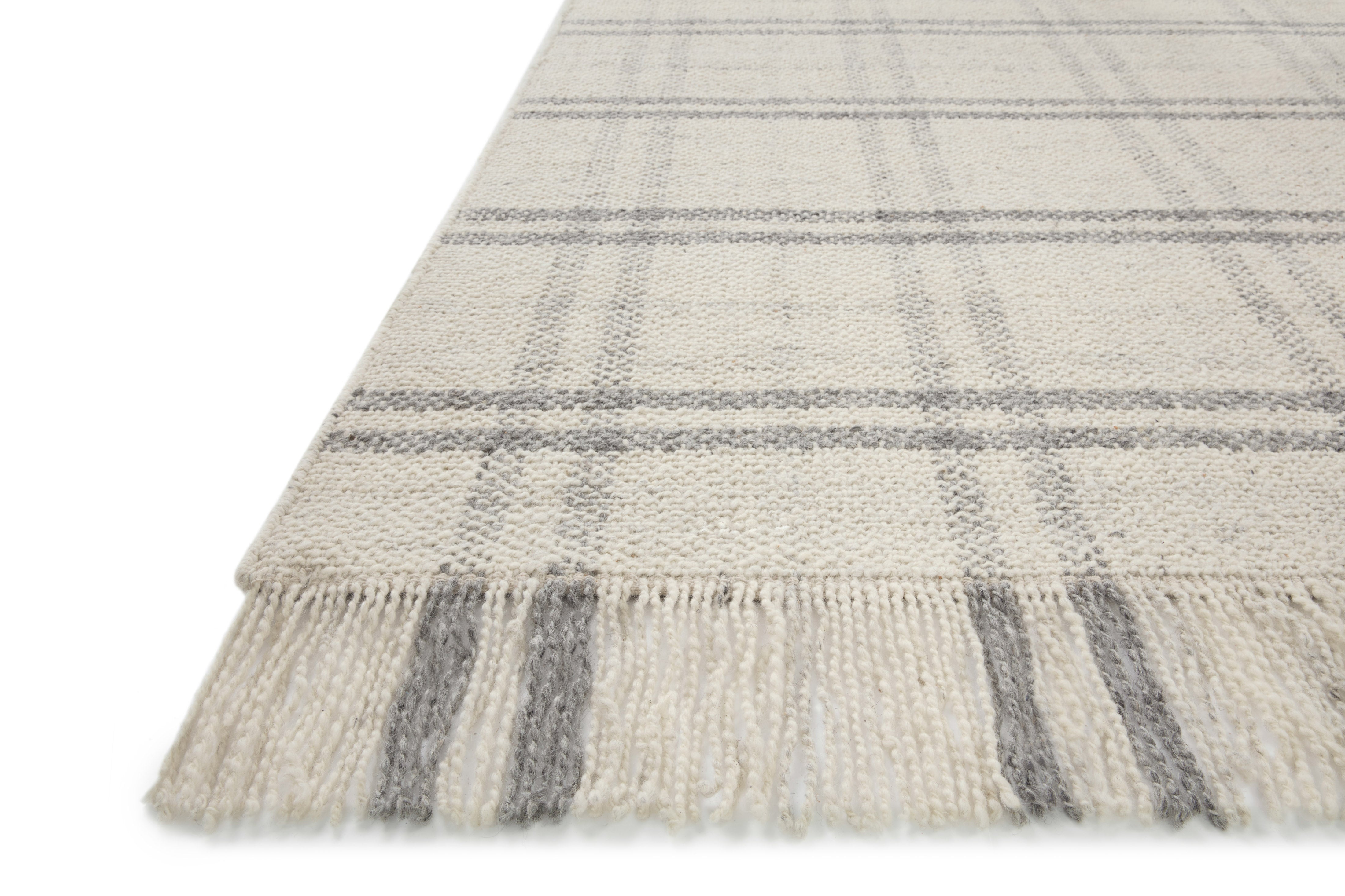 Magnolia Home By Joanna Gaines x Loloi Caleb Natural / Grey Rug RUGS - wool Loloi