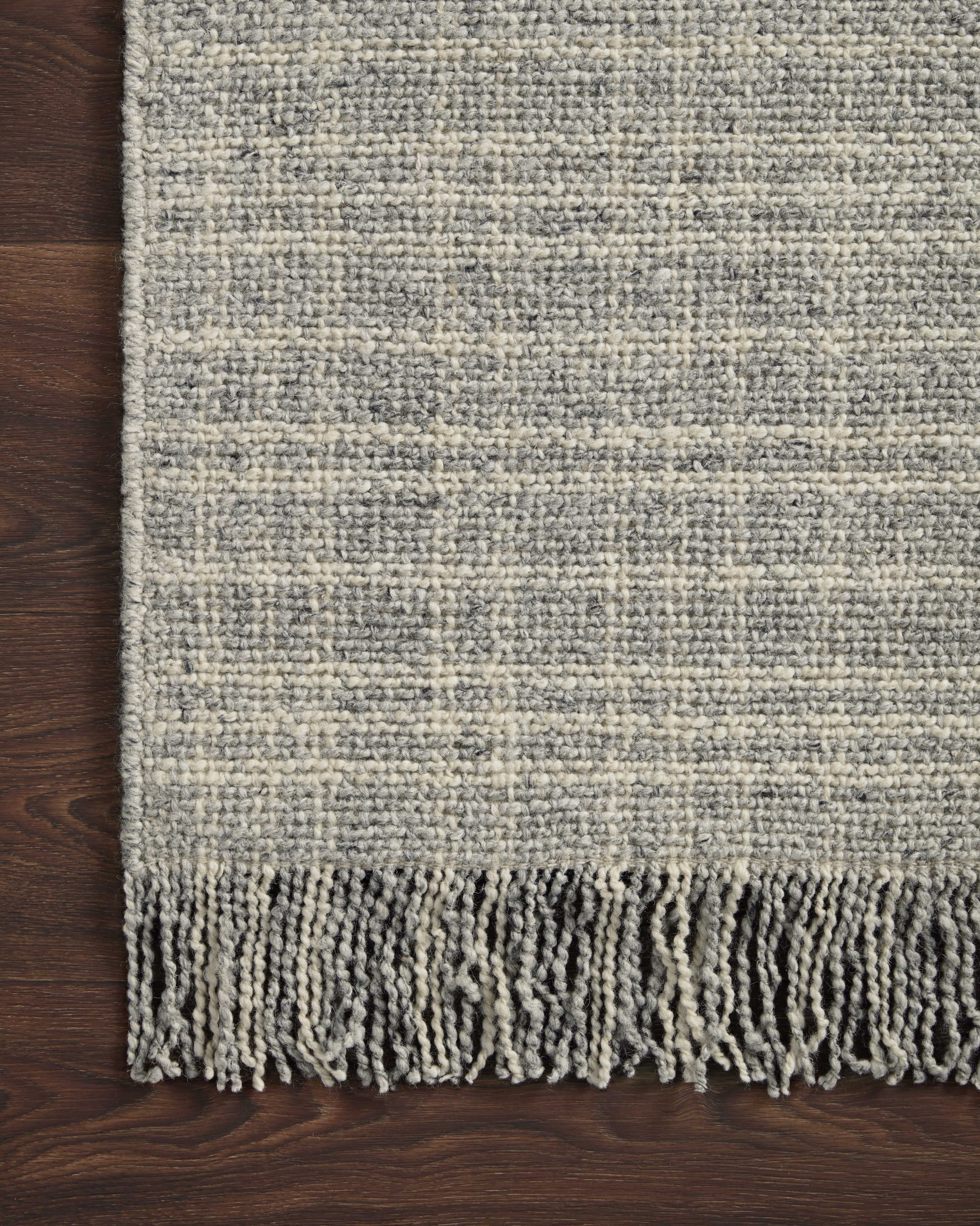 Magnolia Home By Joanna Gaines x Loloi Caleb Grey / Natural Rug RUGS - wool Loloi
