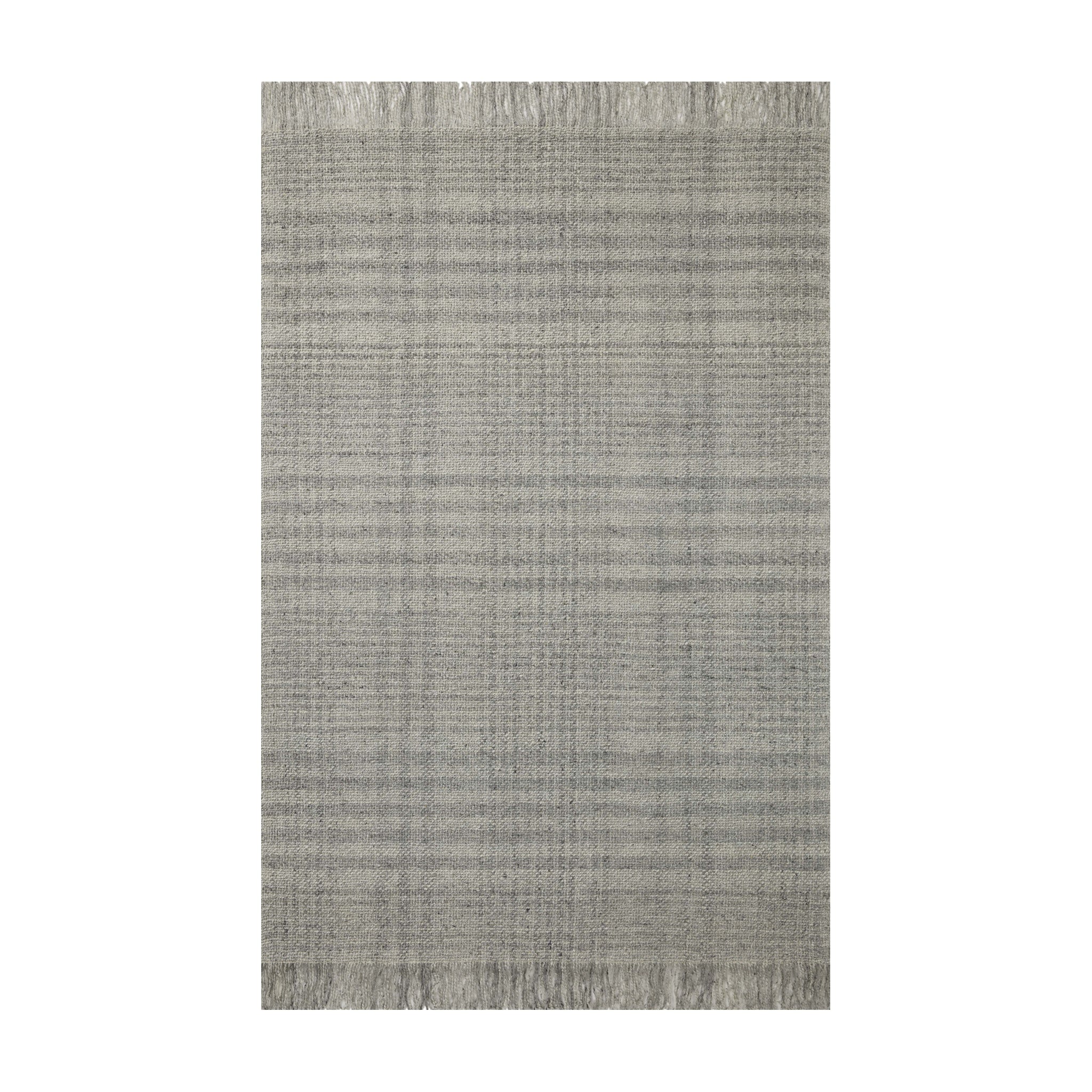 Magnolia Home By Joanna Gaines x Loloi Caleb Grey / Dk. Grey Rug RUGS - wool Loloi 18" x 18"