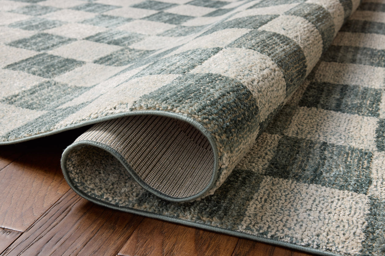 IN STORE - Chris Loves Julia x Loloi Calvin Blue / Ivory Rug IN STORE - rugs Loloi