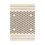 Caylon Checkered Hand Tufted Rug RUGS - wool Momeni Brown 2'6" x 8' Runner