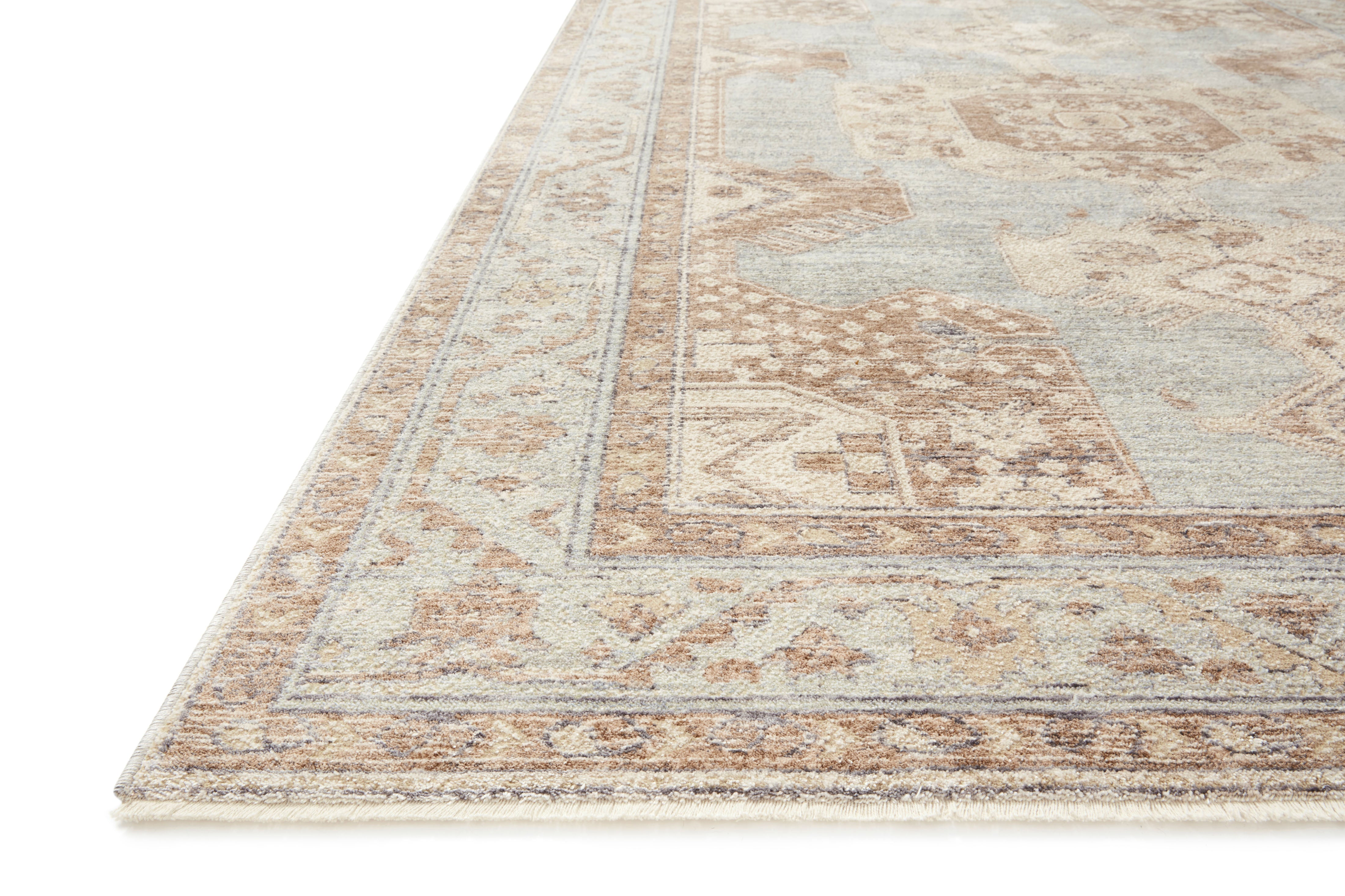 Loloi Carlisle Seafoam / Taupe Rug RUGS - vintage inspired Loloi