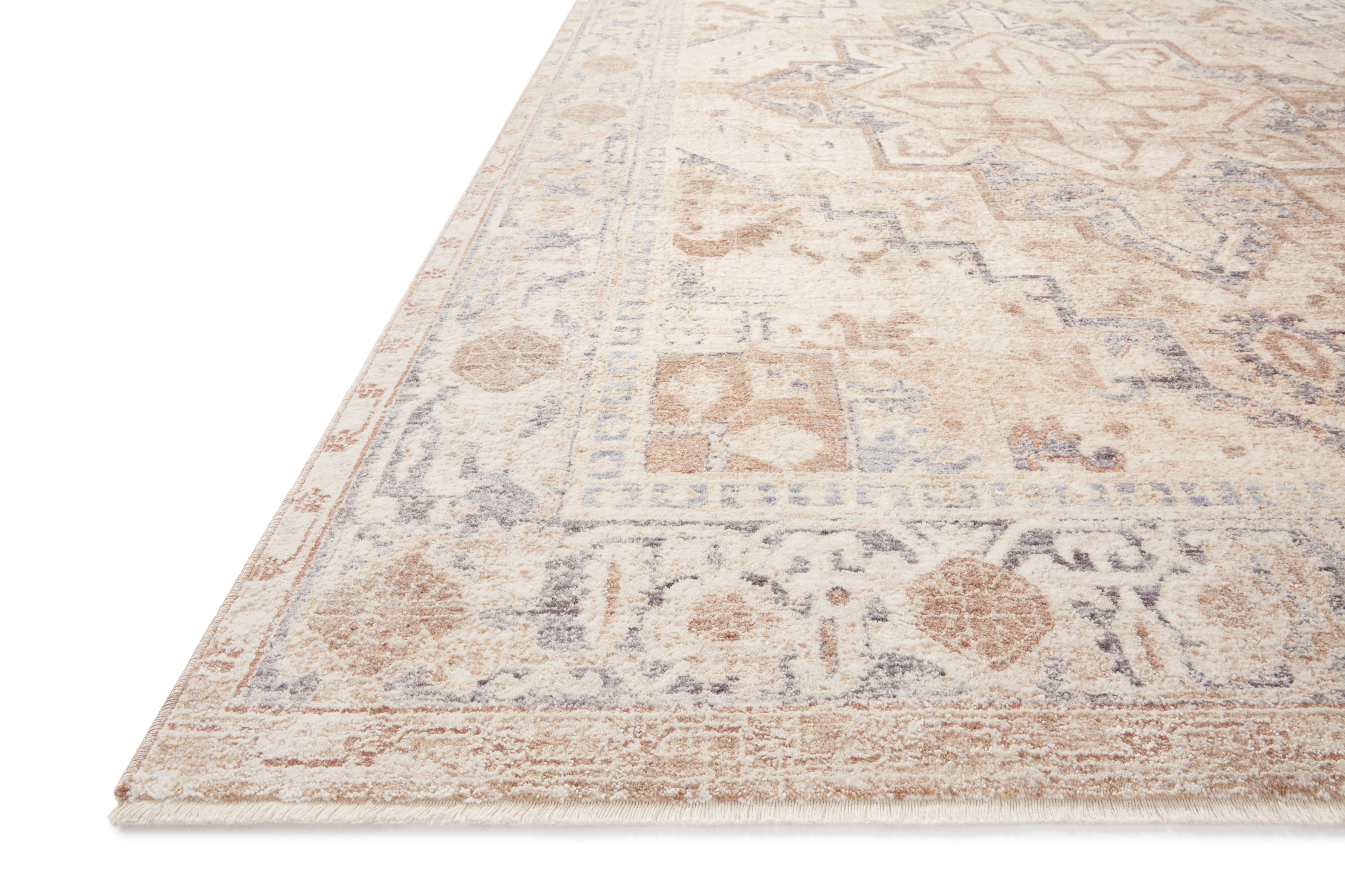 Loloi Carlisle Beige / Slate Rug RUGS - vintage inspired Loloi