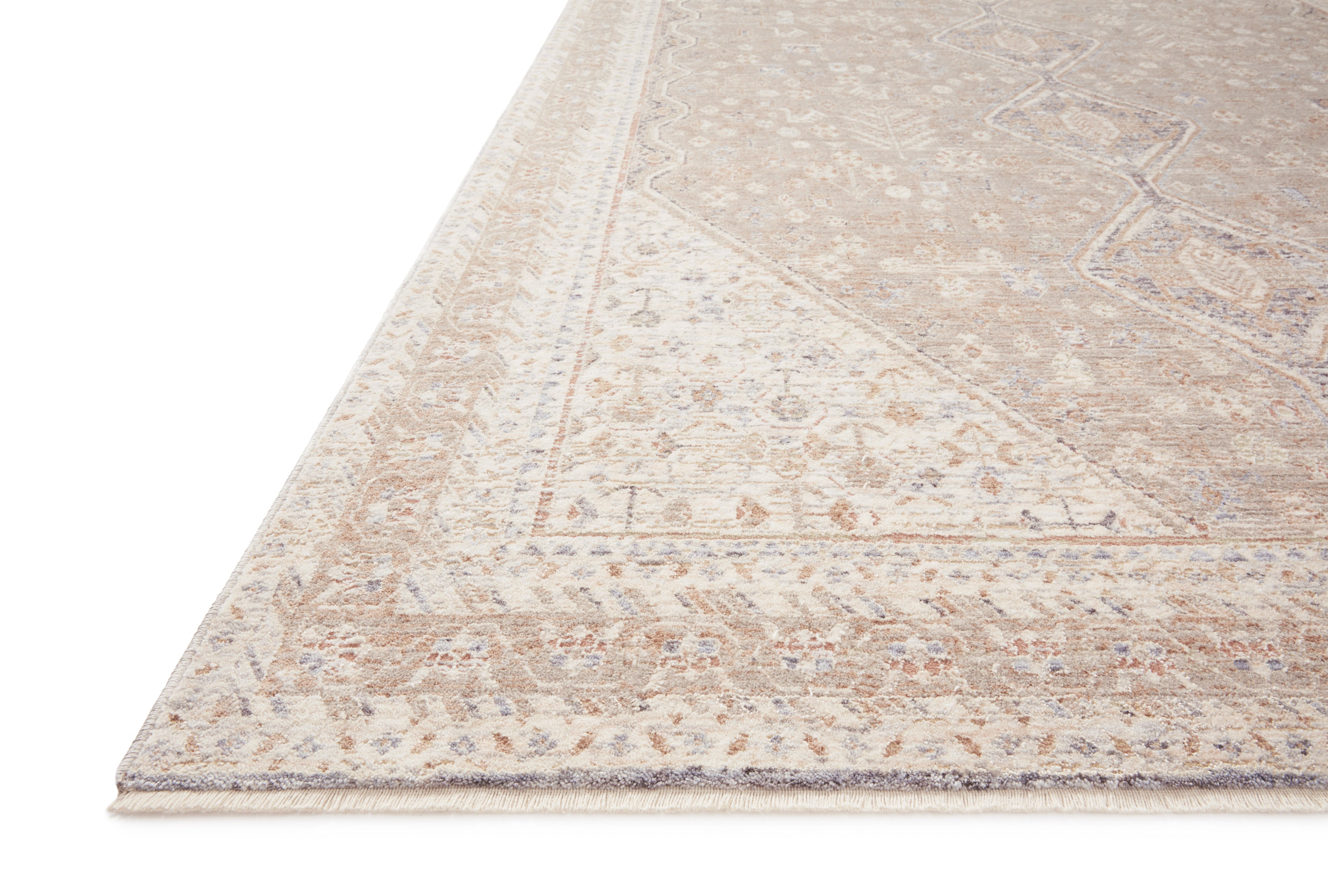 Loloi Carlisle Taupe / Ivory Rug RUGS - vintage inspired Loloi