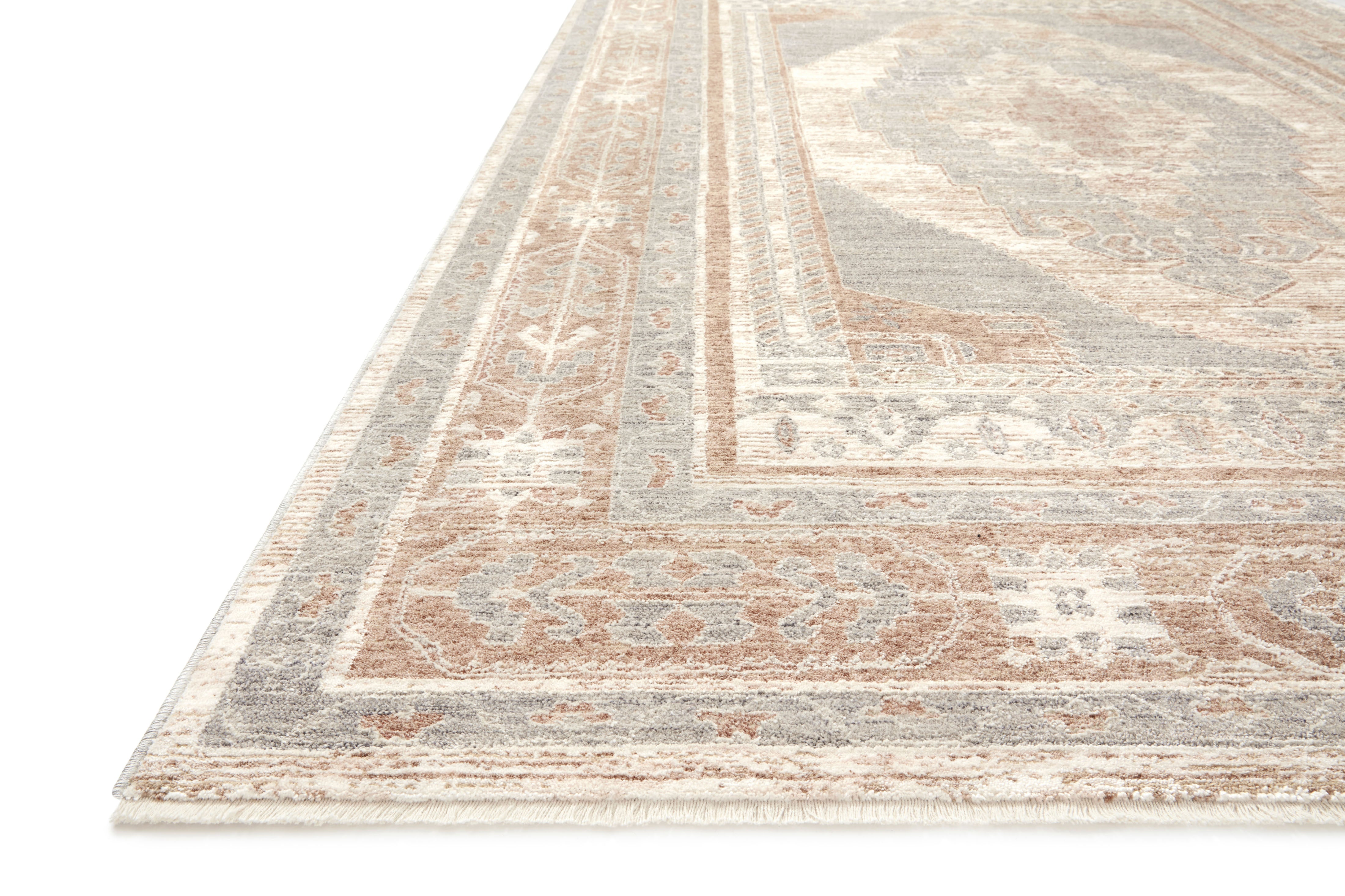 Loloi Carlisle Slate / Taupe Rug RUGS - vintage inspired Loloi