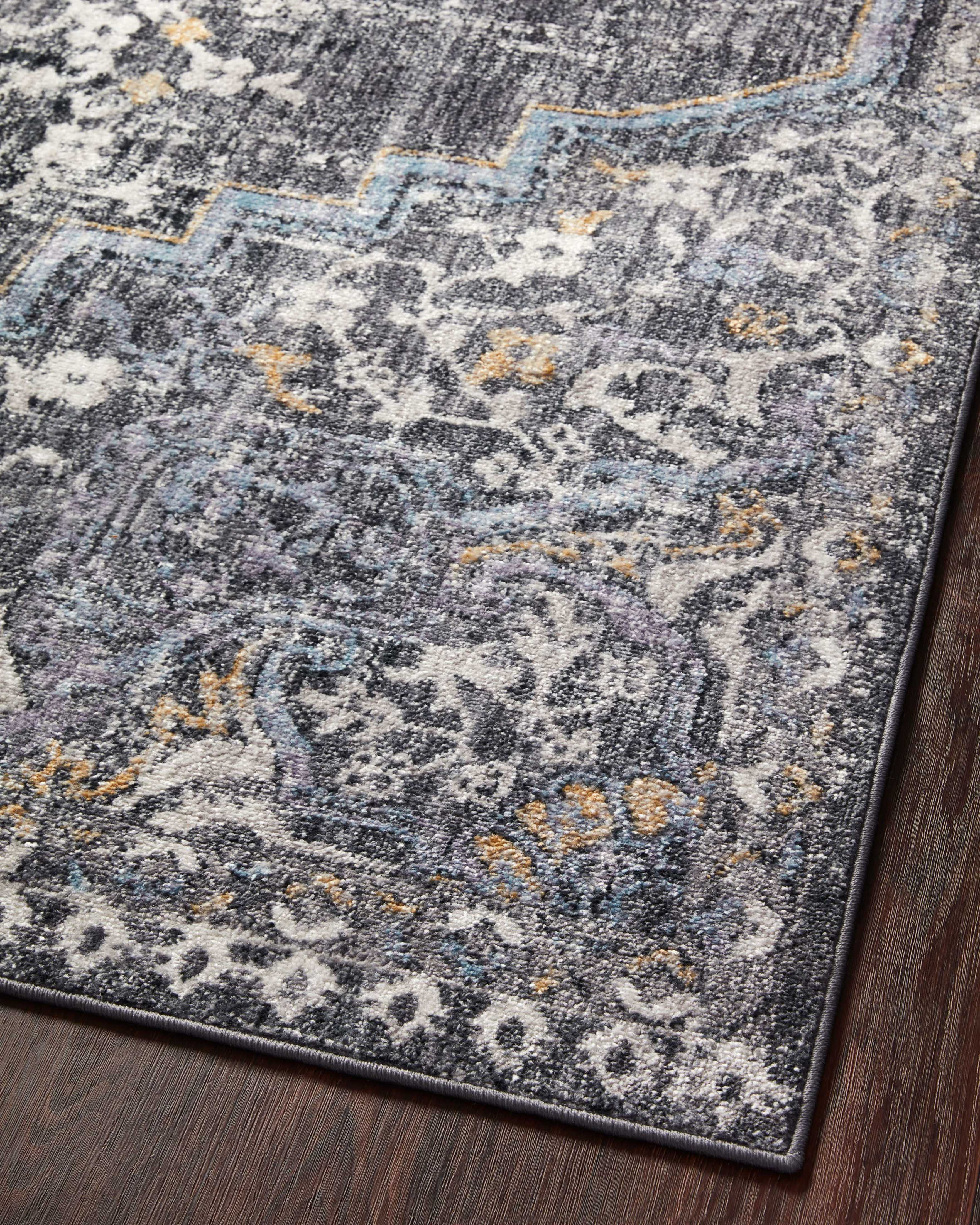 Loloi Cassandra Charcoal / Gold Rug Loloi