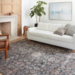 Loloi Cassandra Charcoal / Rust Rug Loloi