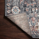 Loloi Cassandra Charcoal / Rust Rug Loloi