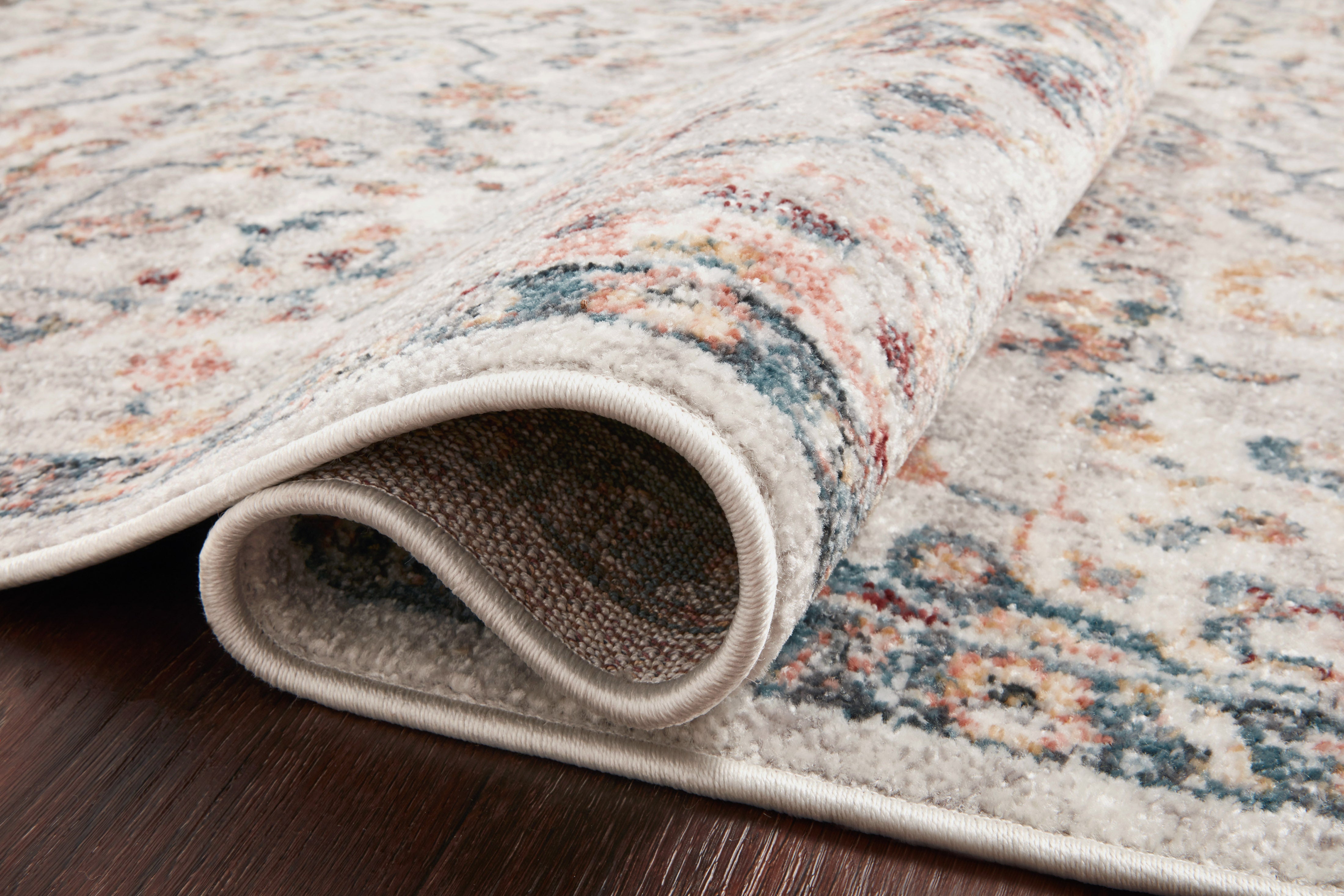 Loloi Cassandra Dove / Navy Rug Loloi