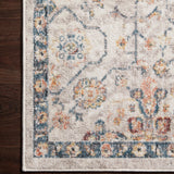 Loloi Cassandra Dove / Navy Rug Loloi