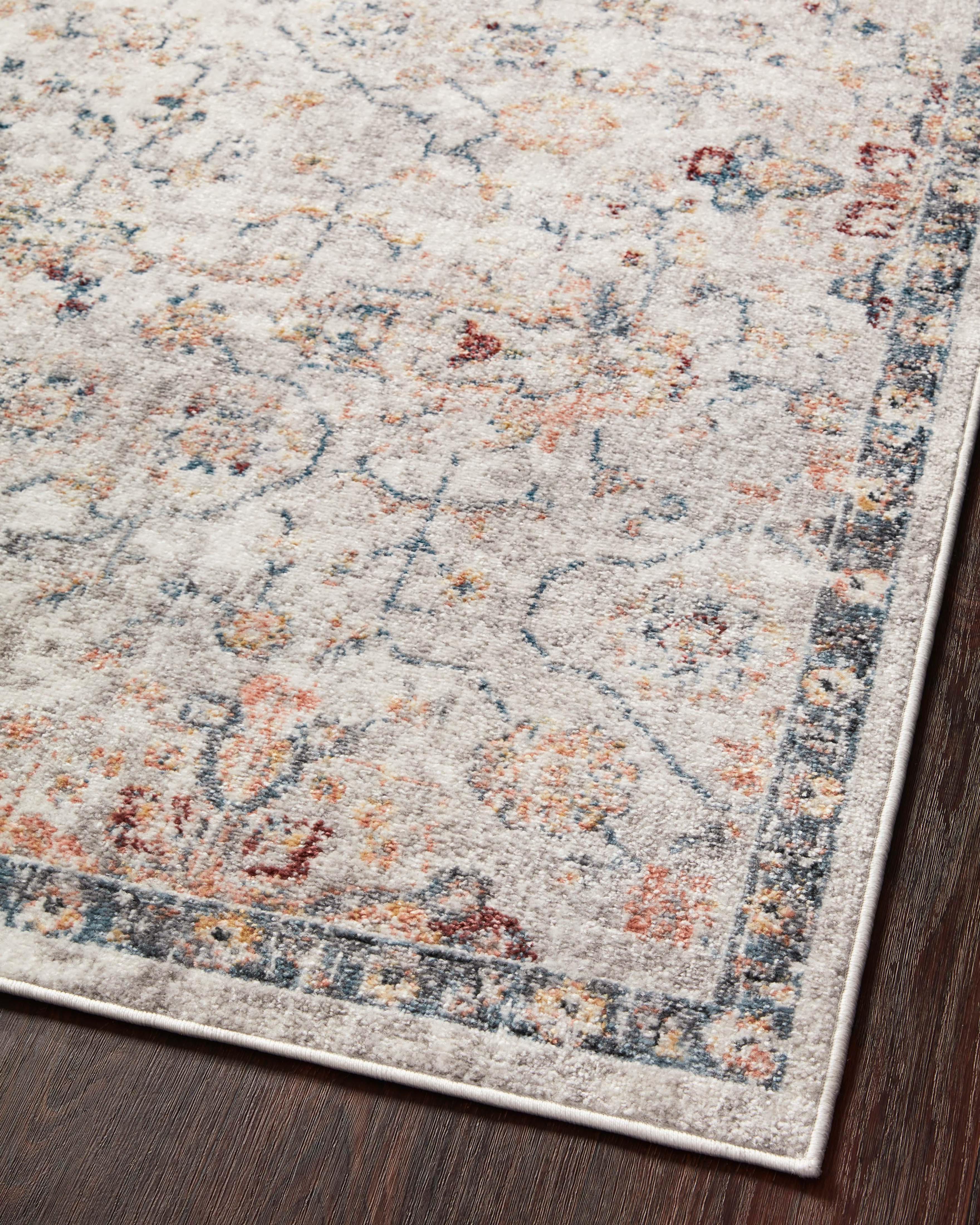 Loloi Cassandra Dove / Navy Rug Loloi