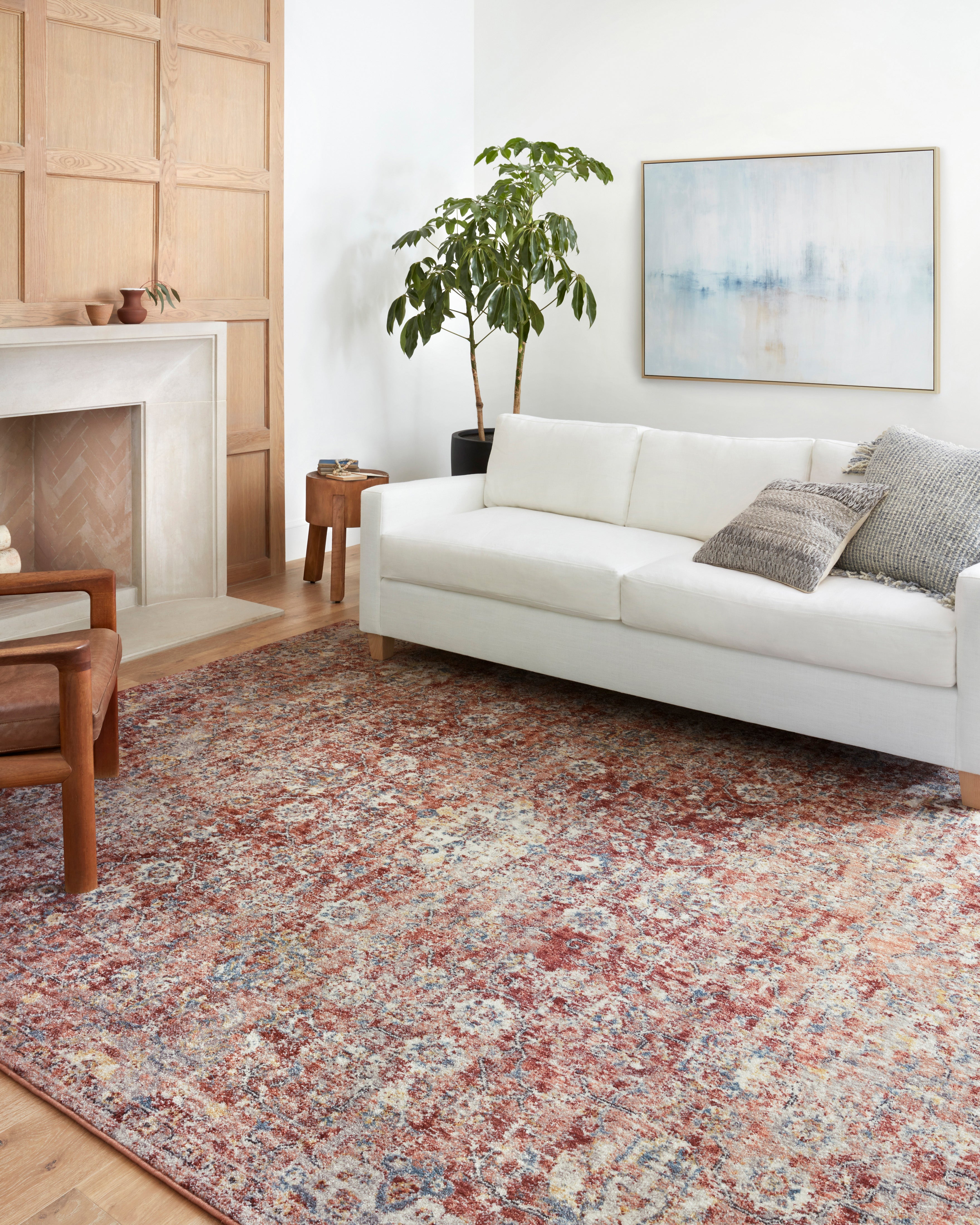 Loloi Cassandra Rust / Ivory Rug Loloi