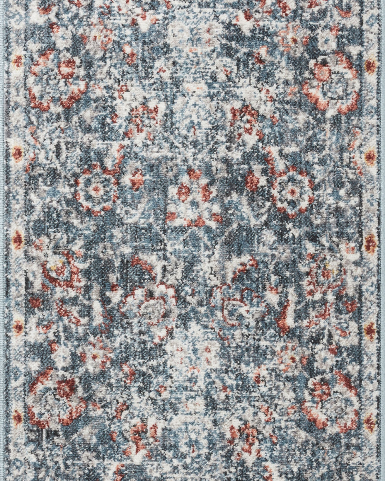 Loloi Cassandra Blue / Rust Rug Loloi