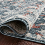 Loloi Cassandra Blue / Rust Rug Loloi