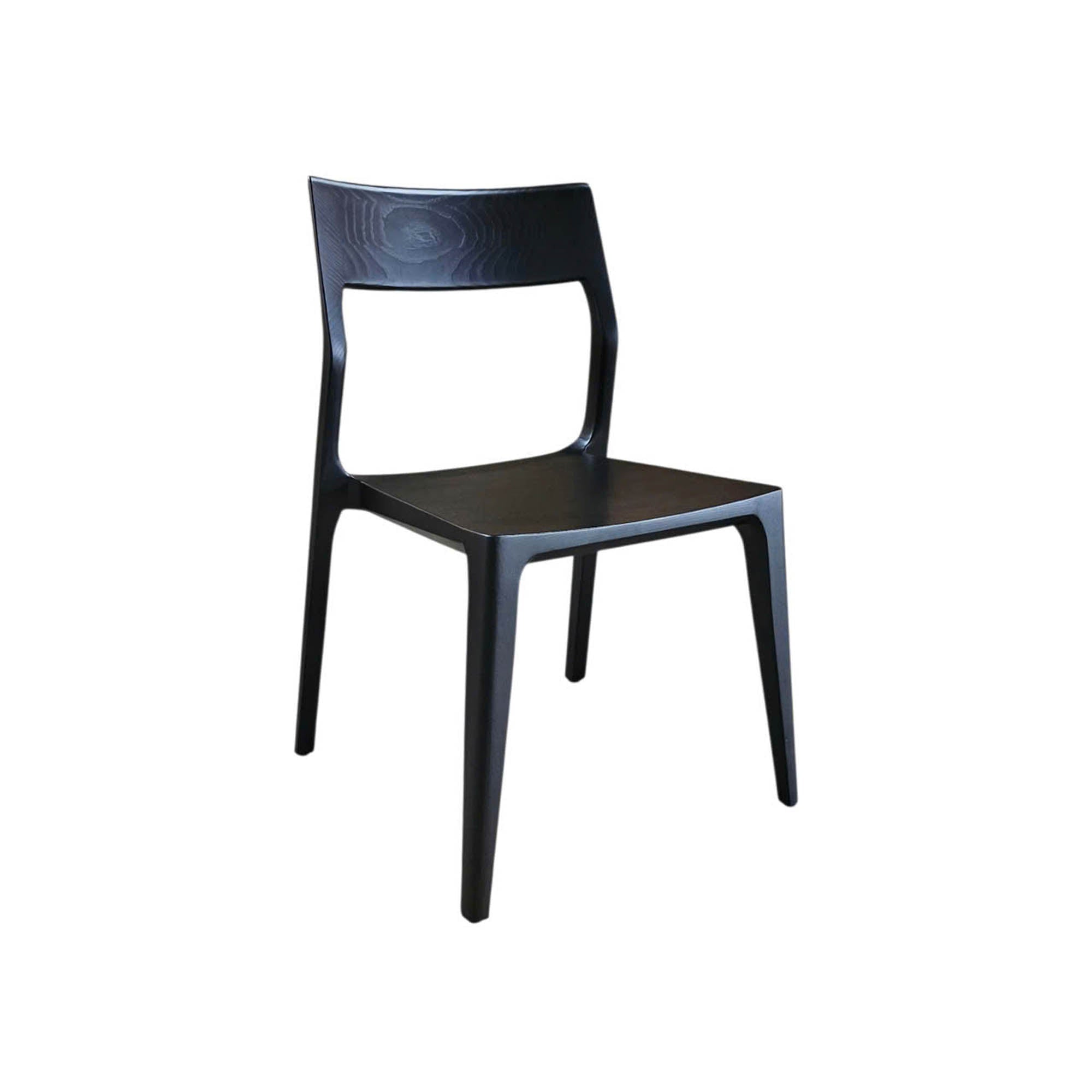 Catana Dining Chair - set of 2 FURNITURE - dining chairs LH IMPORTS Black