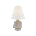 King Table Lamp LIGHTING - table lamp Hudson Valley Lighting Aged Brass / Ceramic Cocoon