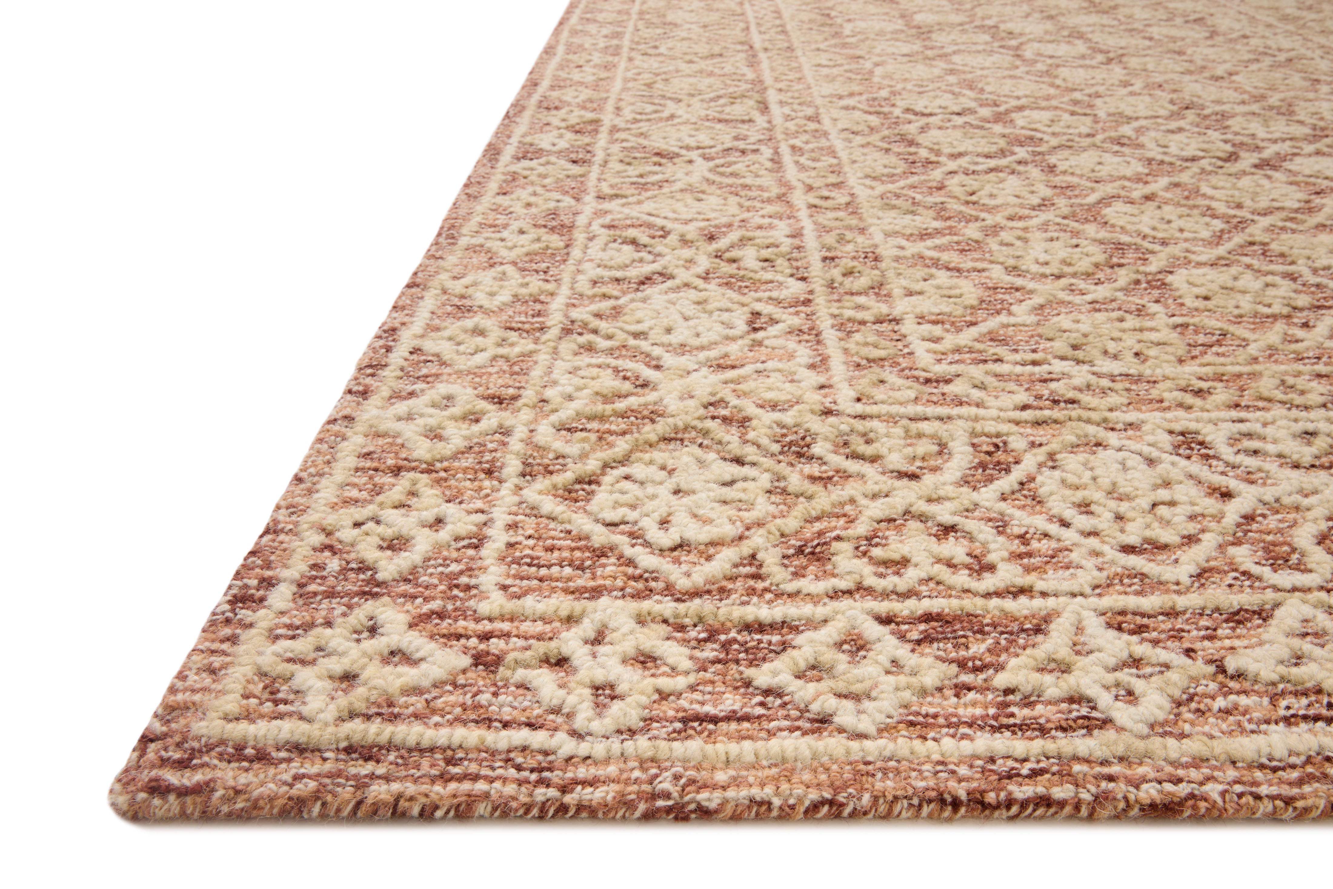 Loloi Cecelia Rust / Natural Rug RUGS - wool Loloi