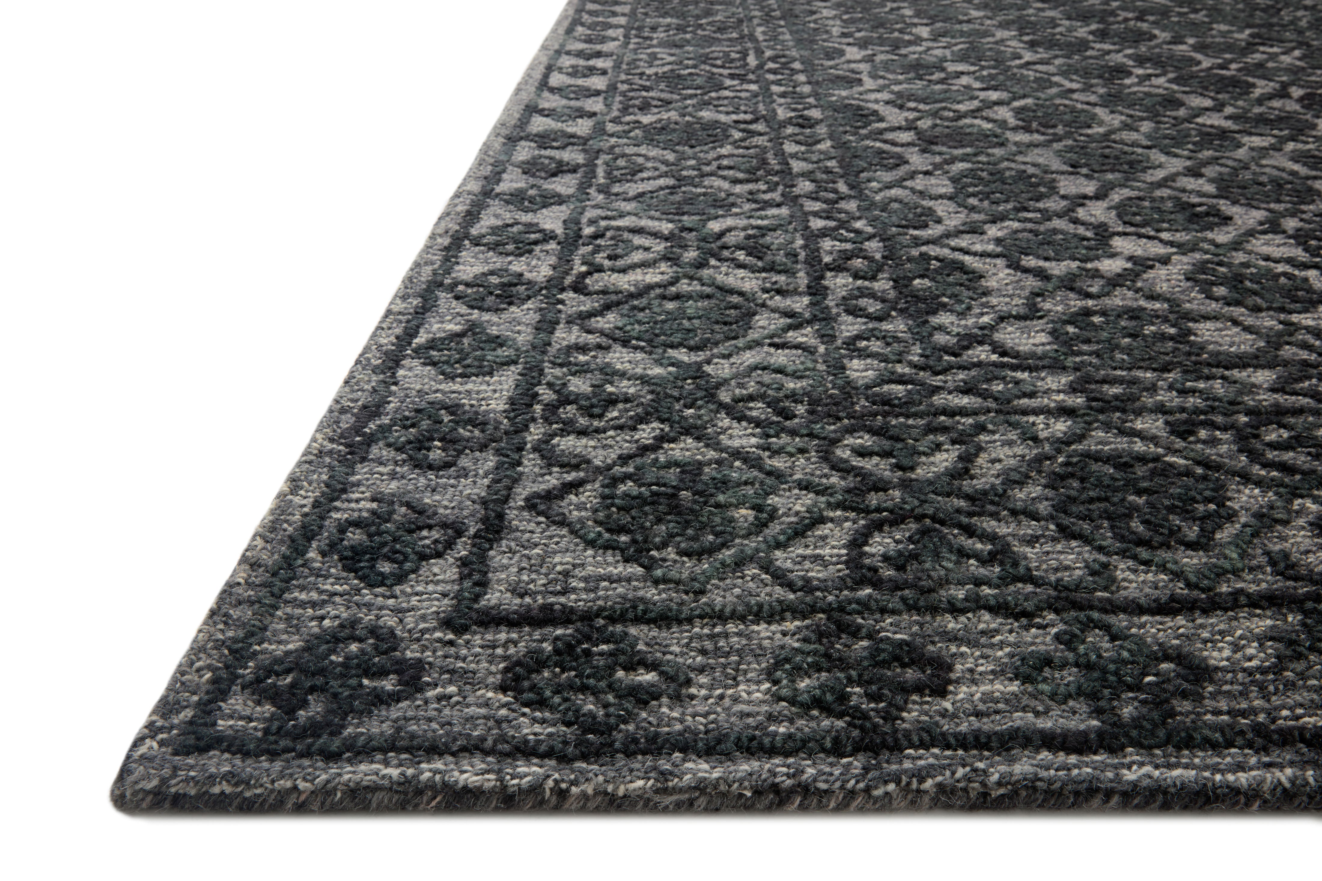 Loloi Cecelia Smoke / Dk. Grey Rug RUGS - wool Loloi