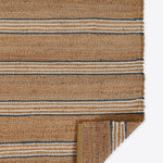 Chestnut Stripe Hand Woven Area Rug RUGS - jute Momeni