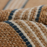 Chestnut Stripe Hand Woven Area Rug RUGS - jute Momeni