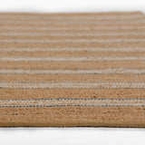 Chestnut Stripe Hand Woven Area Rug RUGS - jute Momeni