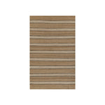 Chestnut Stripe Hand Woven Area Rug RUGS - jute Momeni Brown 2' x 3'