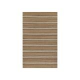 Chestnut Stripe Hand Woven Area Rug RUGS - jute Momeni Brown 2' x 3'