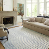 Chris Loves Julia x Loloi Chris Ivory / Denim Rug 1-RUGS Loloi