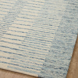 Chris Loves Julia x Loloi Chris Ivory / Denim Rug 1-RUGS Loloi