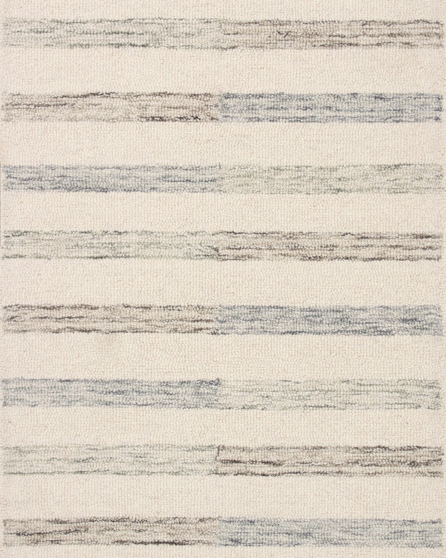 Chris Loves Julia x Loloi Chris Ivory / Slate Rug 1-RUGS Loloi