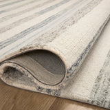Chris Loves Julia x Loloi Chris Ivory / Slate Rug 1-RUGS Loloi