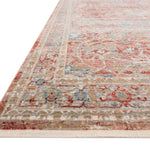 Loloi Claire Red / Ivory Rug RUGS - synthetic Loloi