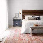 Loloi Claire Red / Ivory Rug RUGS - synthetic Loloi