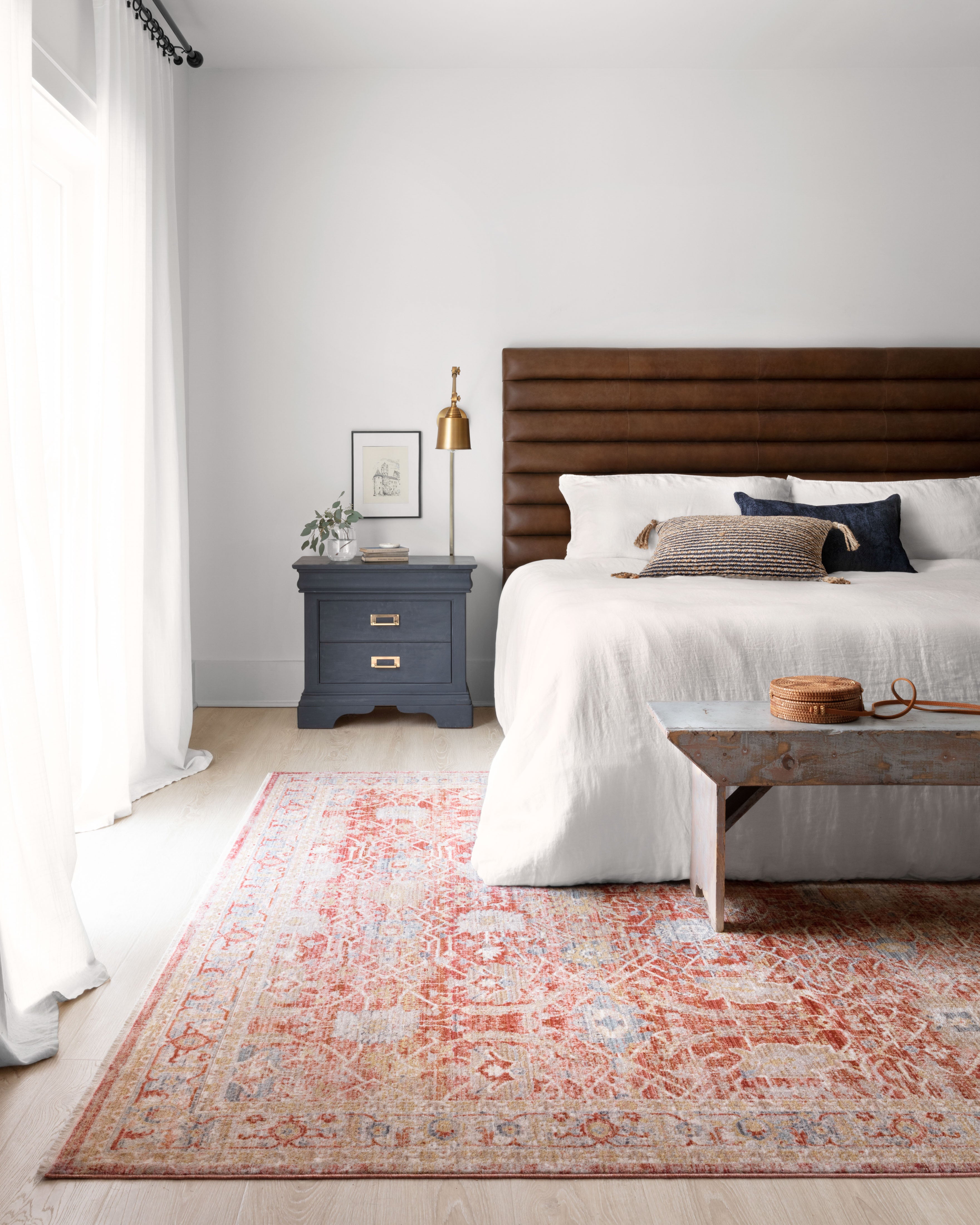 Loloi Claire Red / Ivory Rug RUGS - synthetic Loloi
