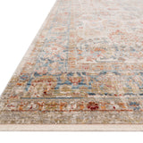 Loloi Claire Ivory / Ocean Rug RUGS - synthetic Loloi