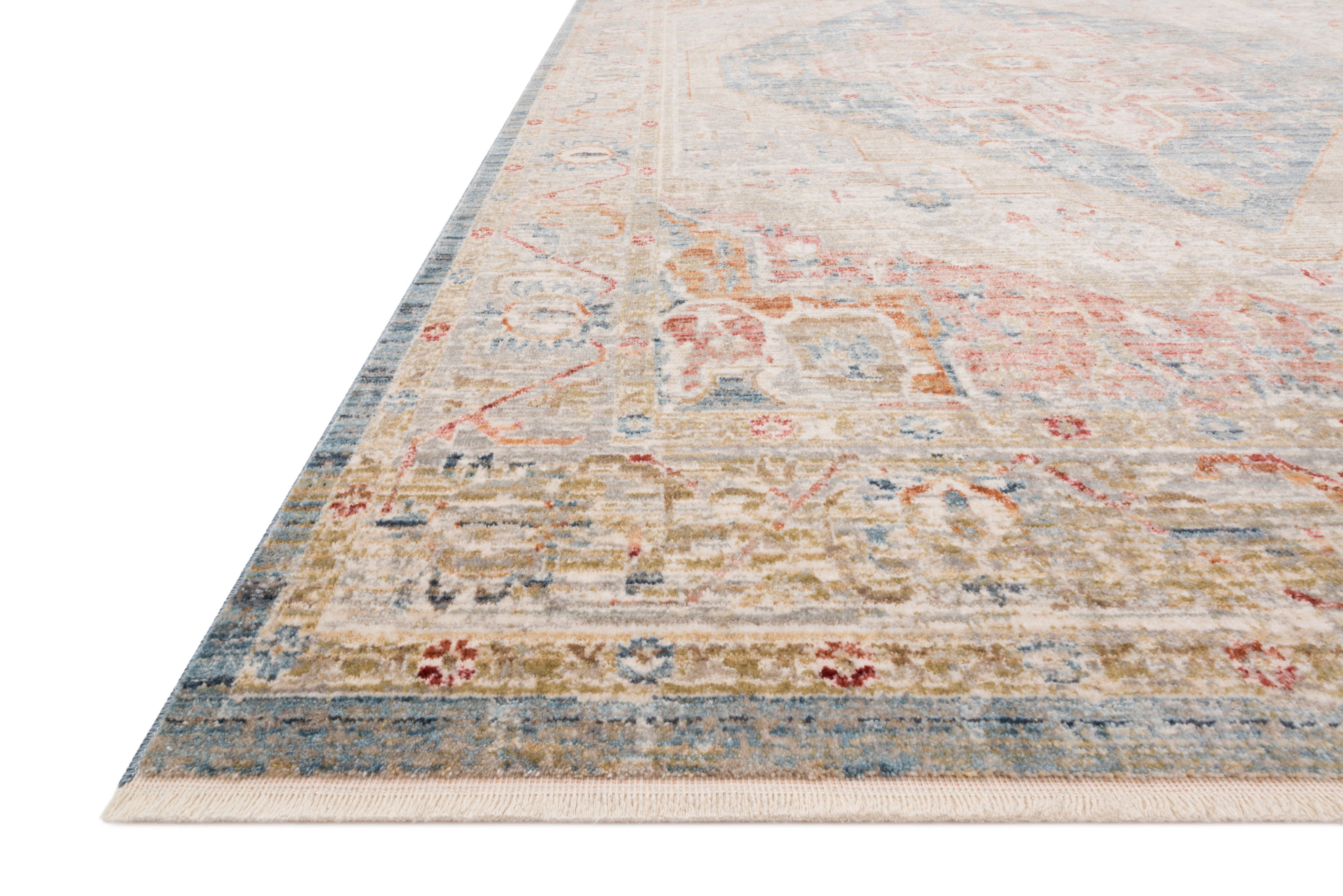 Loloi Claire Blue / Multi Rug RUGS - synthetic Loloi