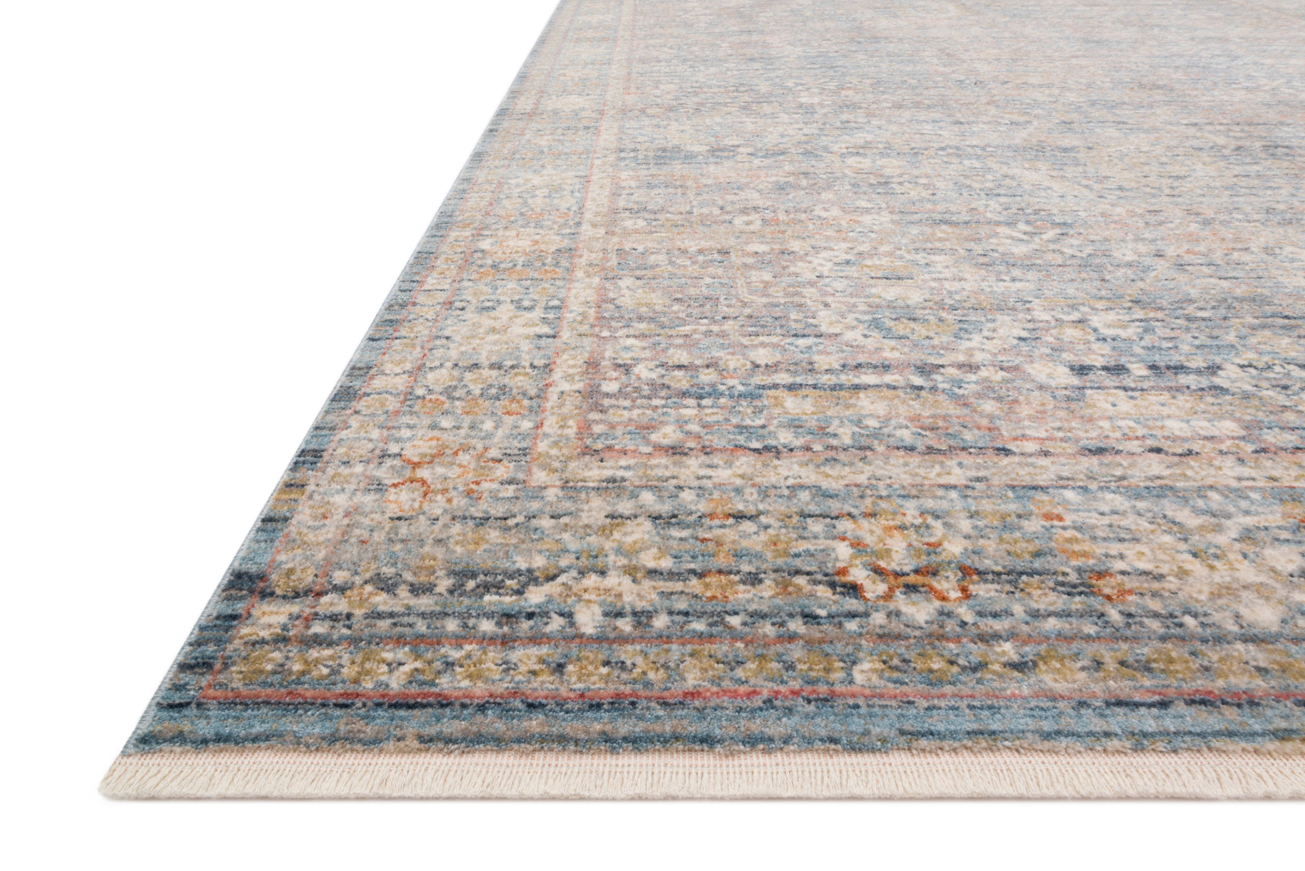 Loloi Claire Blue / Sunset Rug RUGS - synthetic Loloi