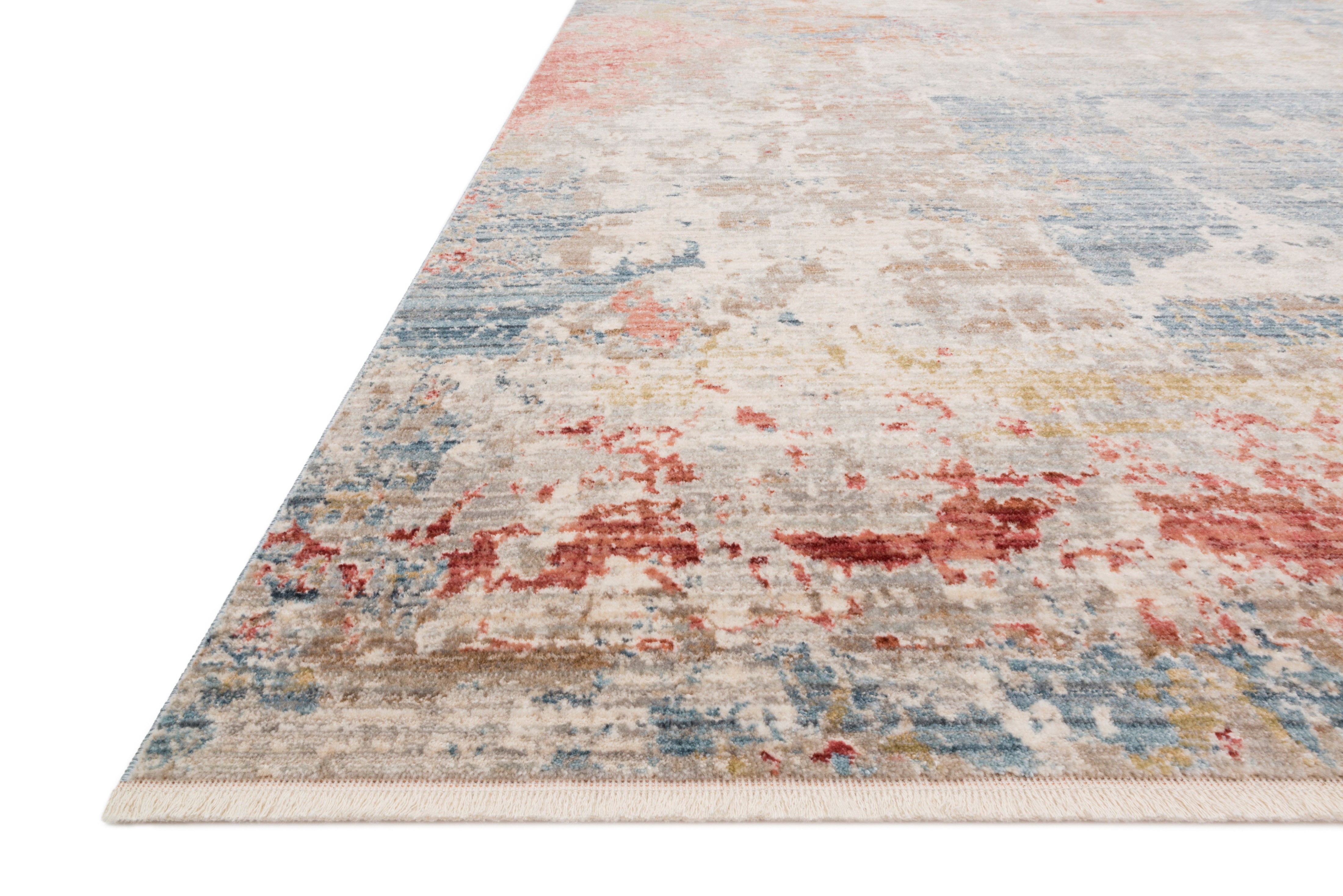 Loloi Claire Grey / Multi Rug RUGS - synthetic Loloi