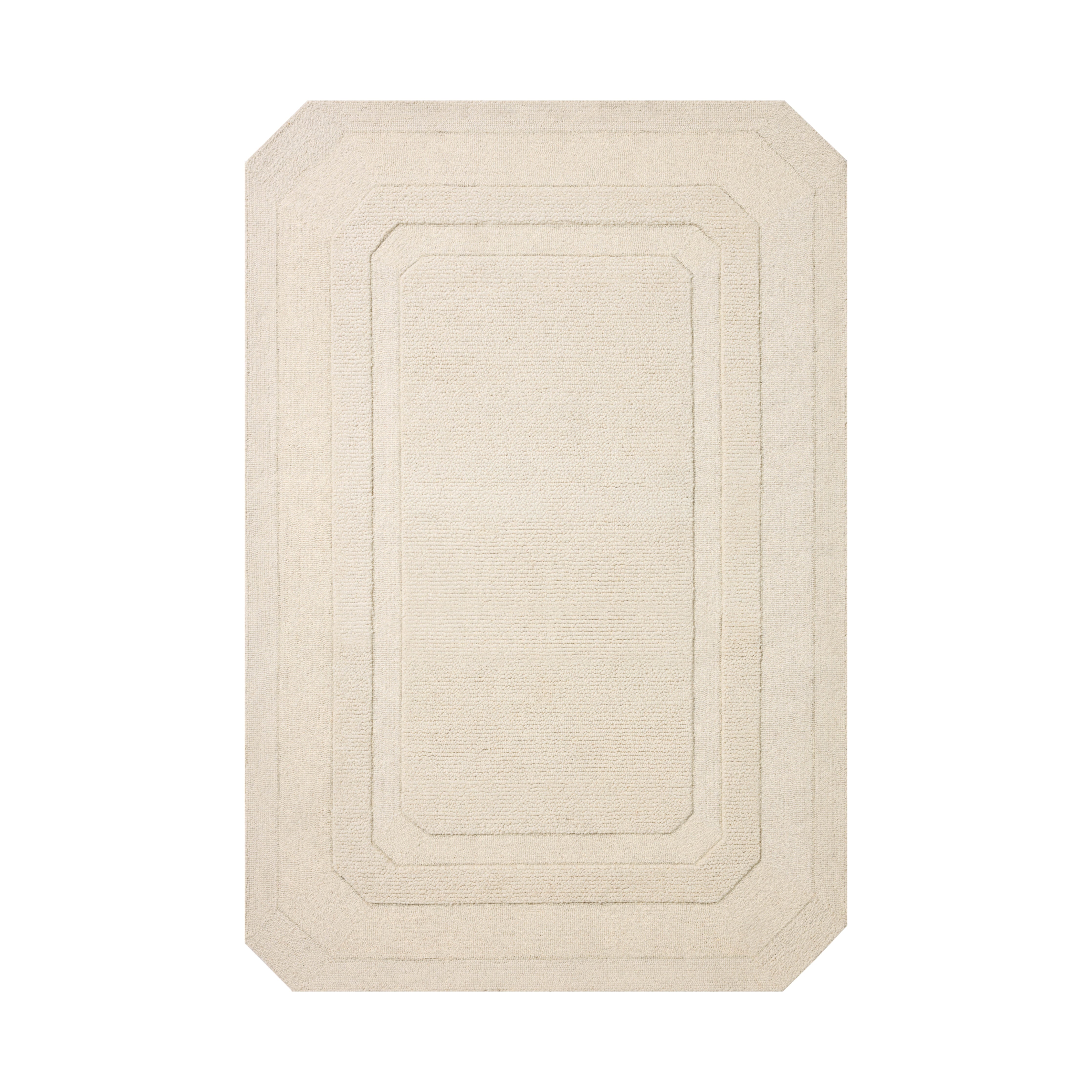 Loloi Clayton Ivory Rug RUGS - wool Loloi 18" x 18" sample