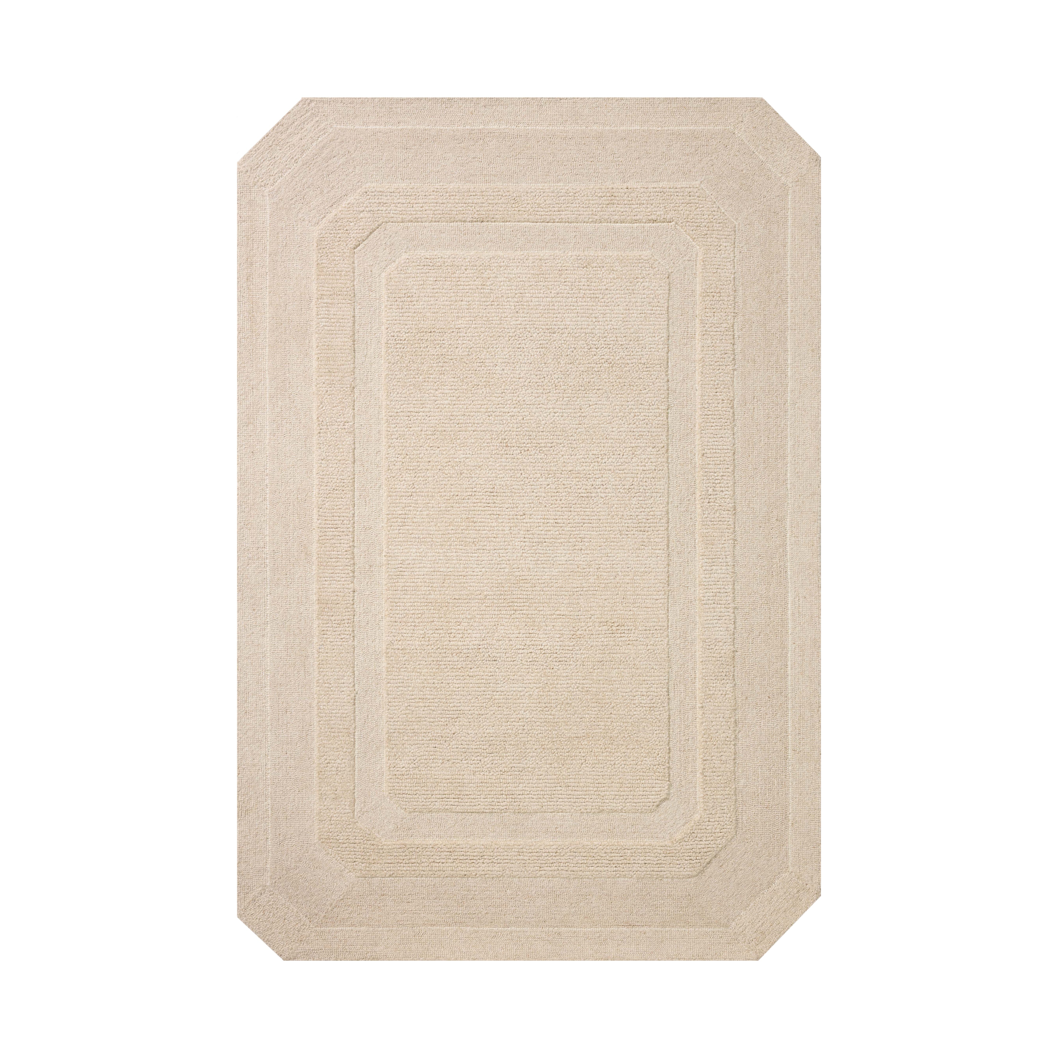 Loloi Clayton Oatmeal Rug RUGS - wool Loloi 18" x 18" sample