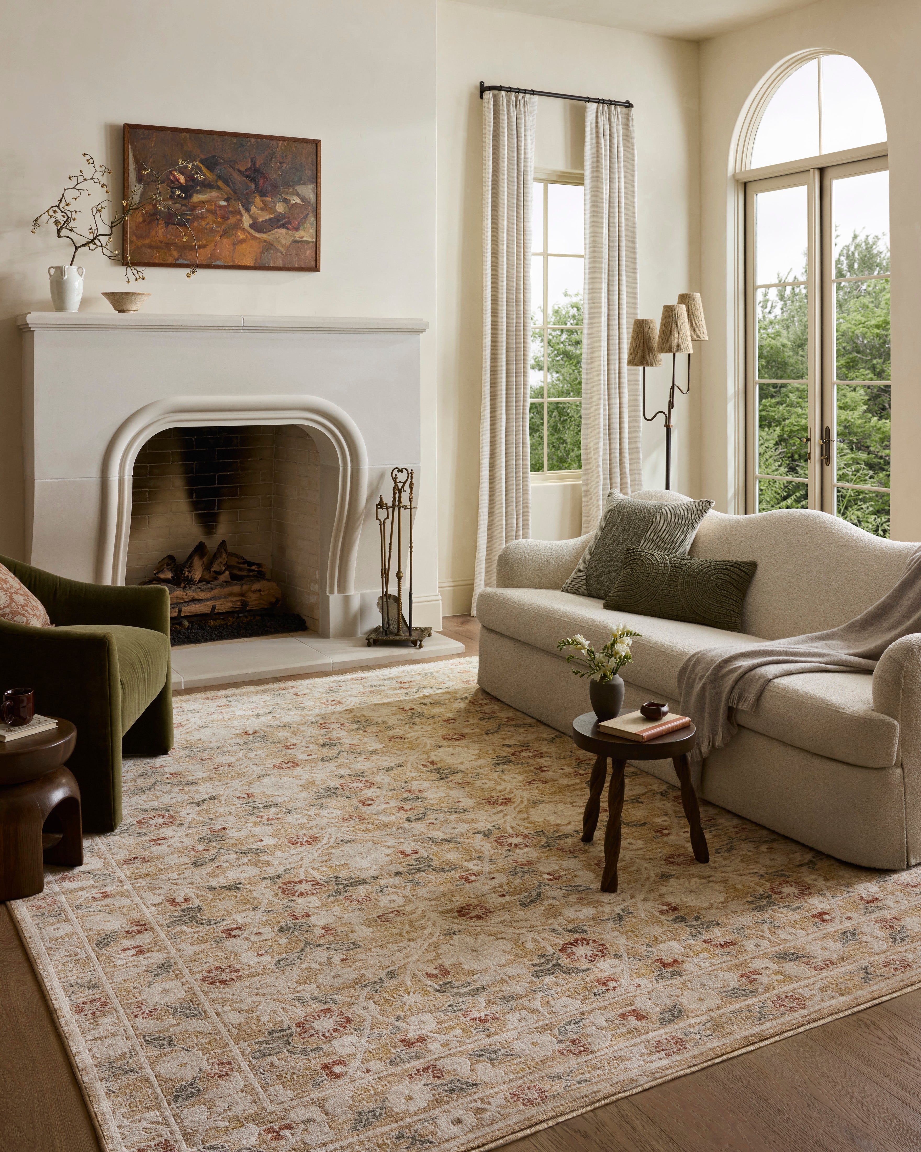 Loloi Clarisse Sand / Multi Rug RUGS - synthetic Loloi