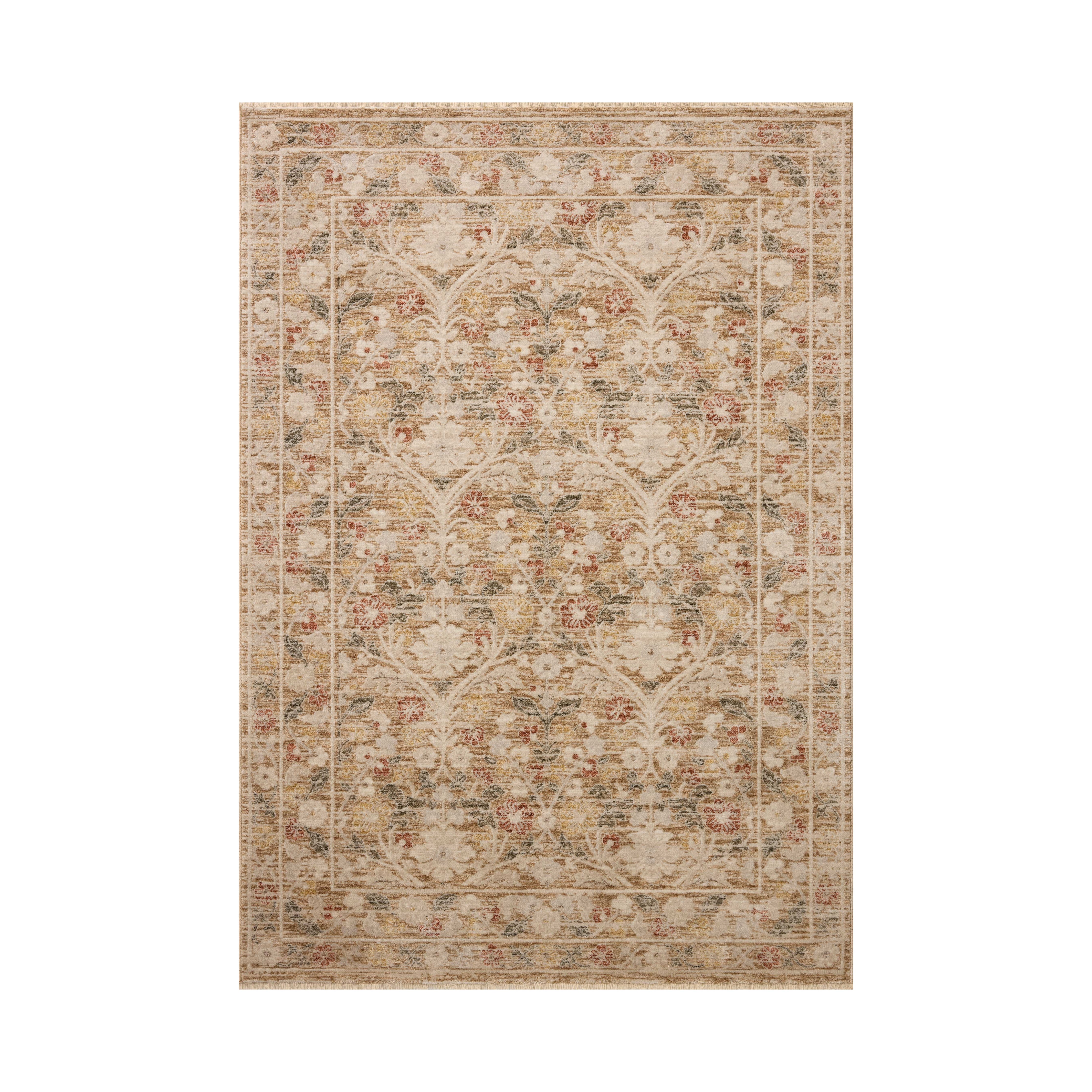 Loloi Clarisse Sand / Multi Rug RUGS - synthetic Loloi 18" x 18" sample