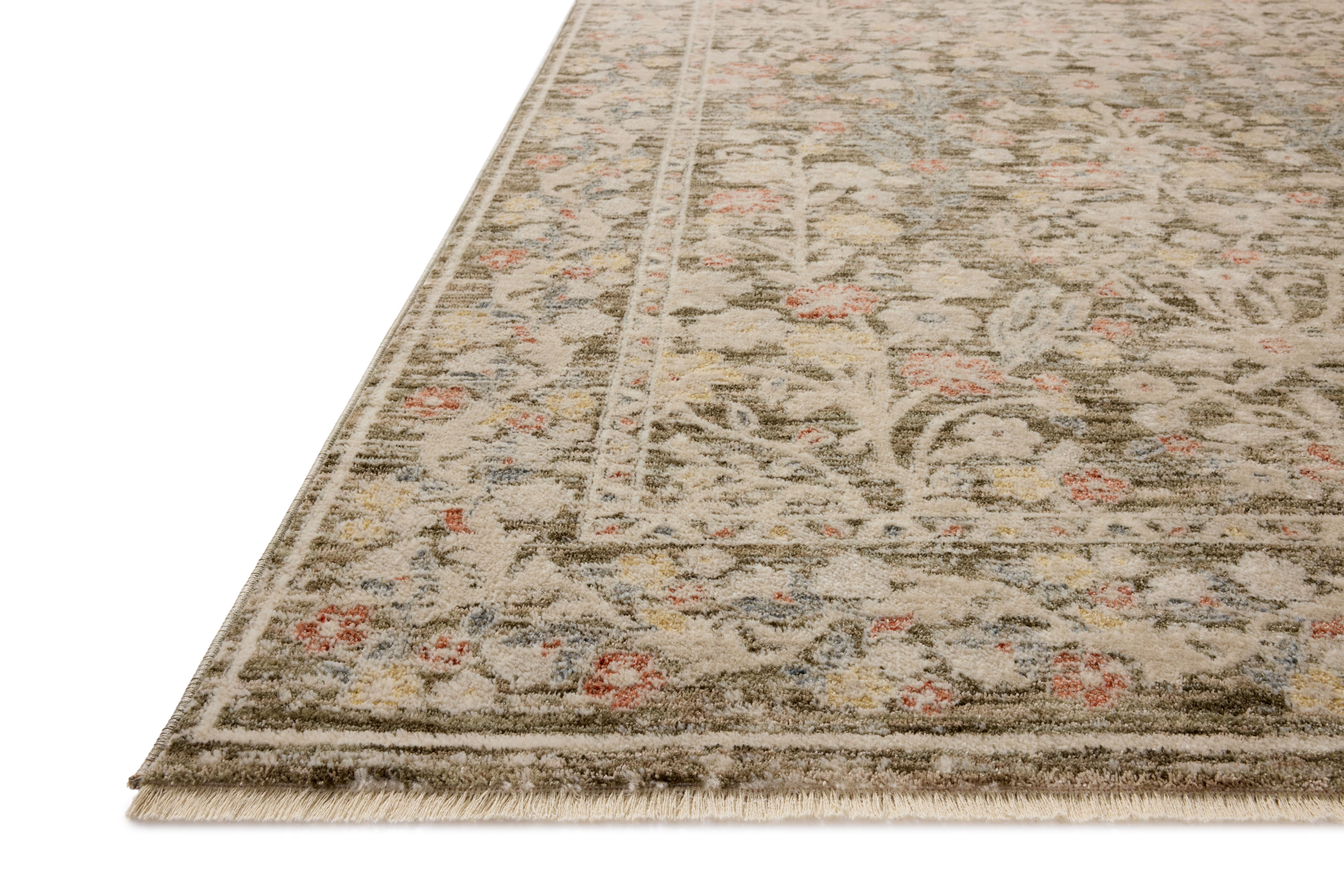 Loloi Clarisse Olive / Multi Rug RUGS - synthetic Loloi