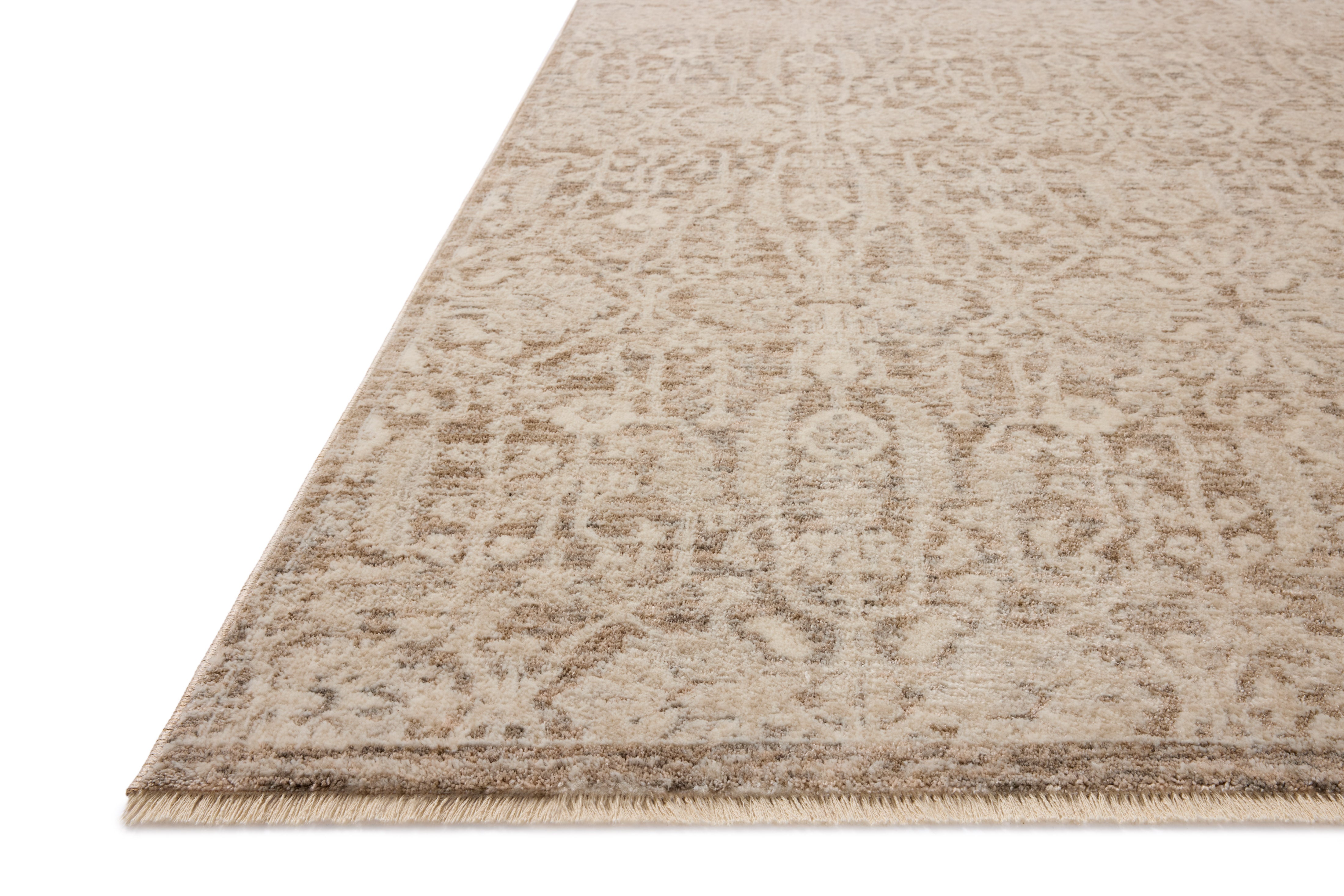 Loloi Clarisse Fog / Bone Rug RUGS - synthetic Loloi