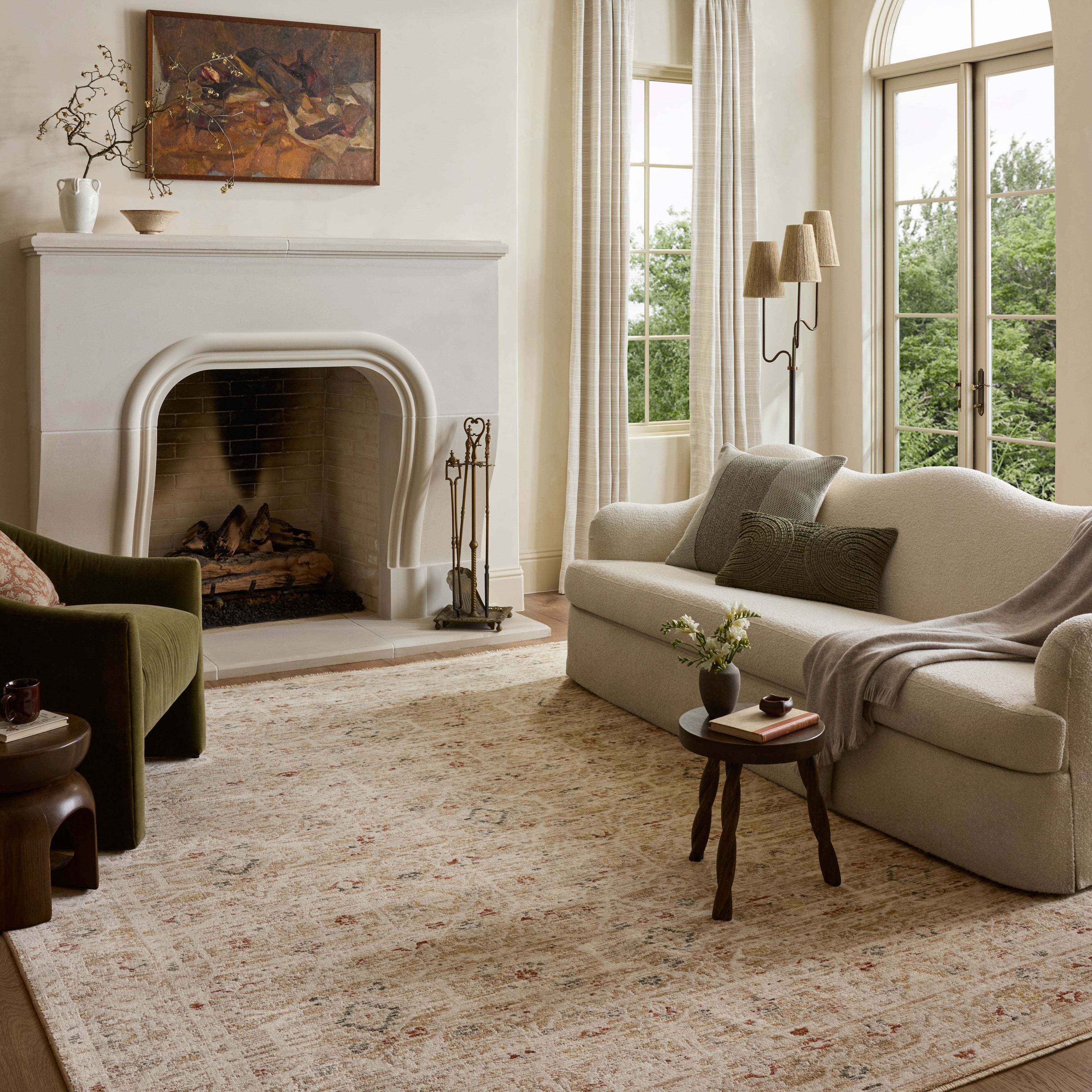 Loloi Clarisse Natural / Multi Rug RUGS - synthetic Loloi