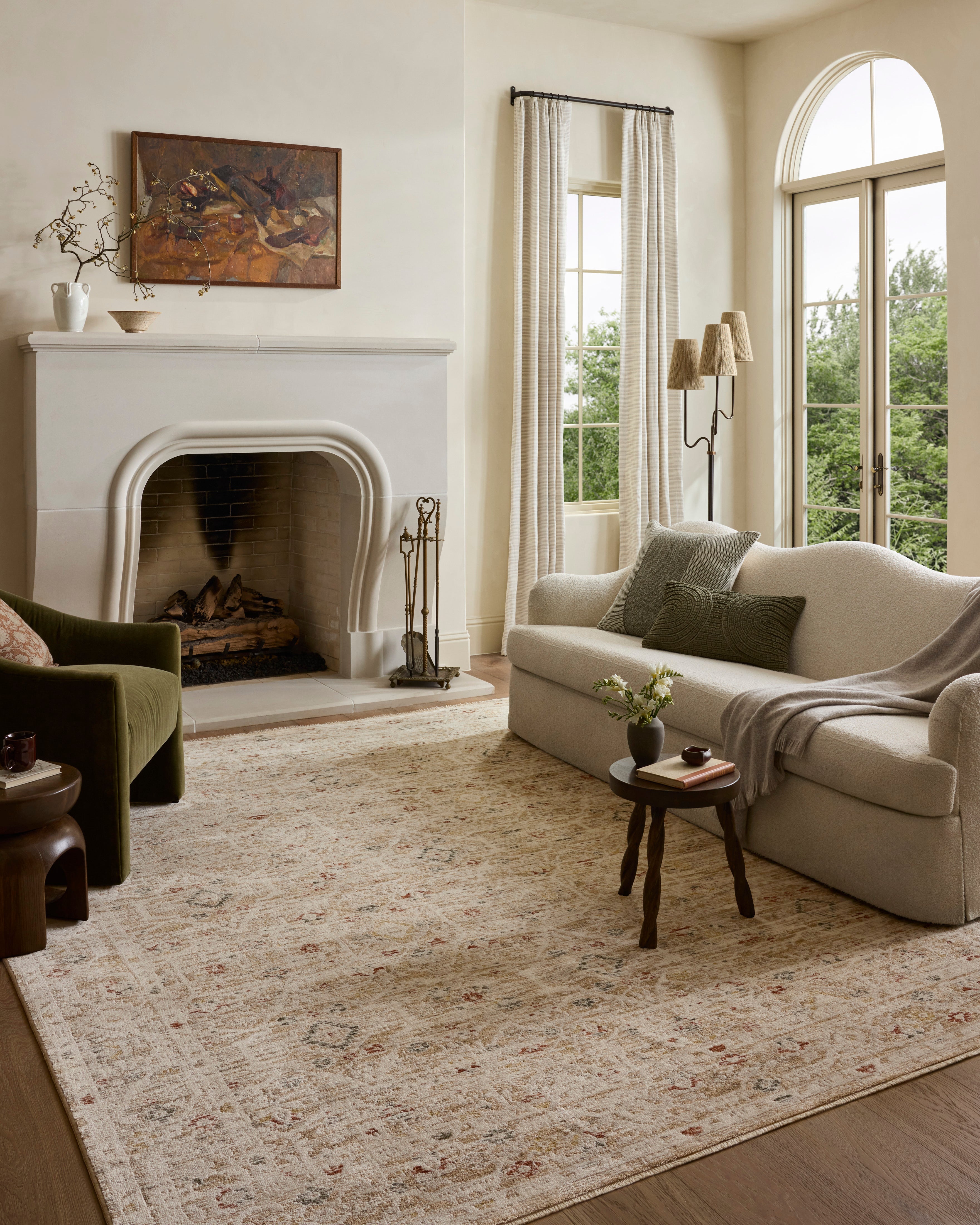 Loloi Clarisse Natural / Multi Rug RUGS - synthetic Loloi